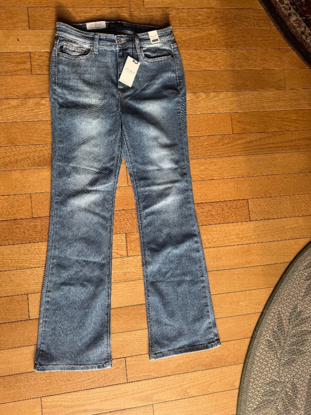 Judy Blue High Waist Bootcut Jeans Size 11/30 Medium Wash Stretch Denim NWT